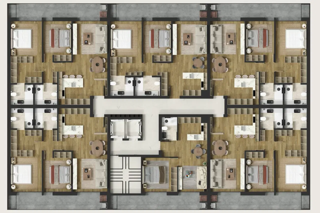 APARTAMENTO T1 NOVO EM TENÕES, BRAGA — 14