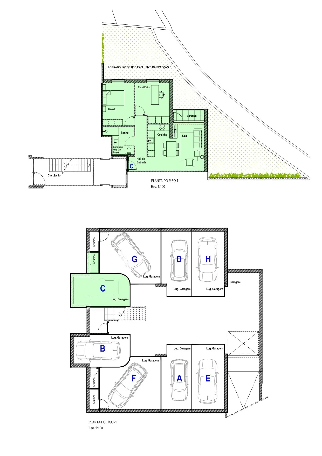 APARTAMENTO T2 NOVO COM JARDIM — 22