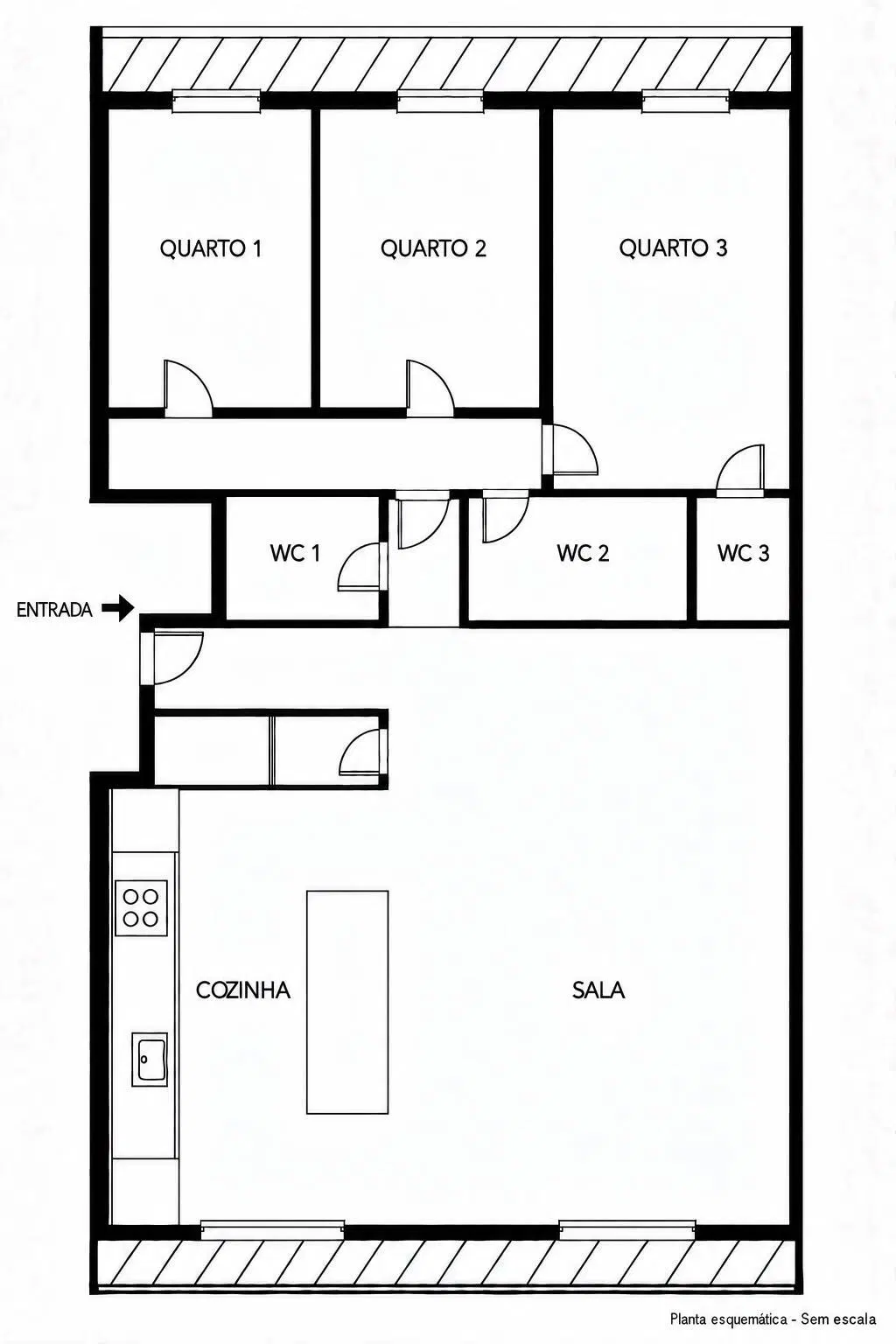 T3 Totalmente Remodelado | 2 Frentes | Maximinos — 22