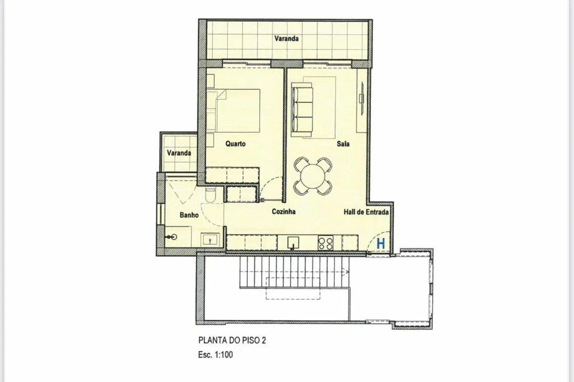 APARTAMENTO T1 NOVO — 28