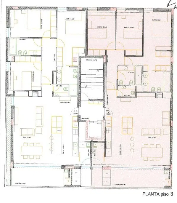 Apartamento T3 Seminovo em Tenões, Braga — 18