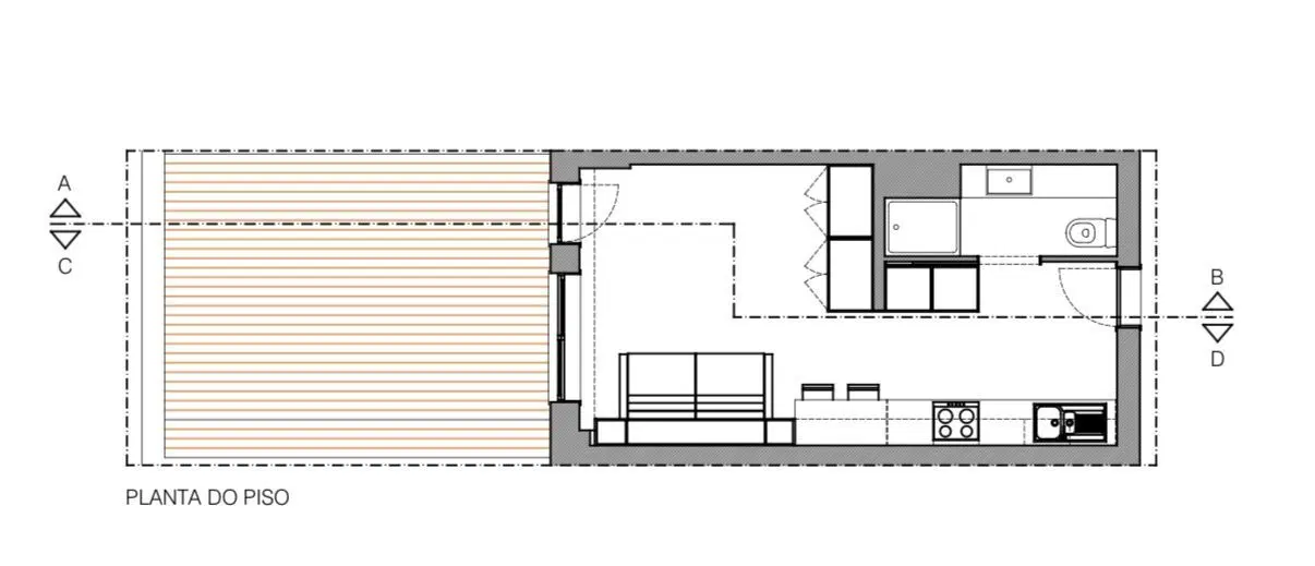 Apartamento T0 Remodelado com Terraço no Centro de Braga — 22